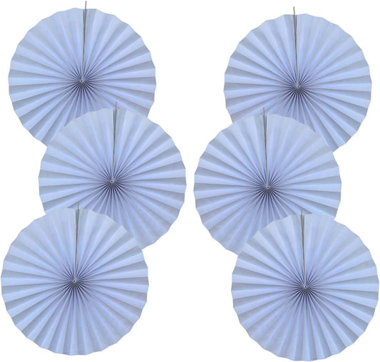 White Party Decorations,Wedding Decorations for Party Events Accessories,White Birthday Decor,Anniversary Decorations,Birthday Decorations for Men 16in Hanging Paper Fans 30 Color DIY Set(White)