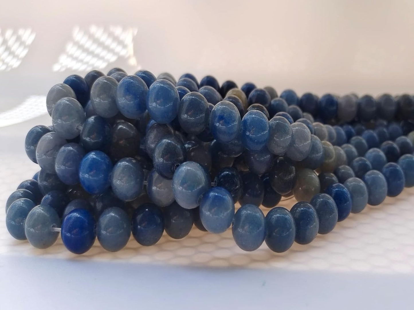 Stone Beads 6mm 140pcs Blue Sodalite Beads Round Loose Gemstones Beads for Bracelet Necklace Jewelry Making (6mm, 60603 Blue Sodalite)