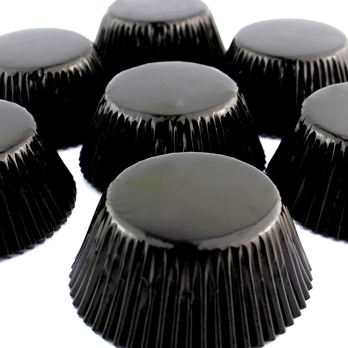 Eoonfirst Black Foil Cupcake Case Liners New Year Baking Muffin Paper Cups 198 Pcs