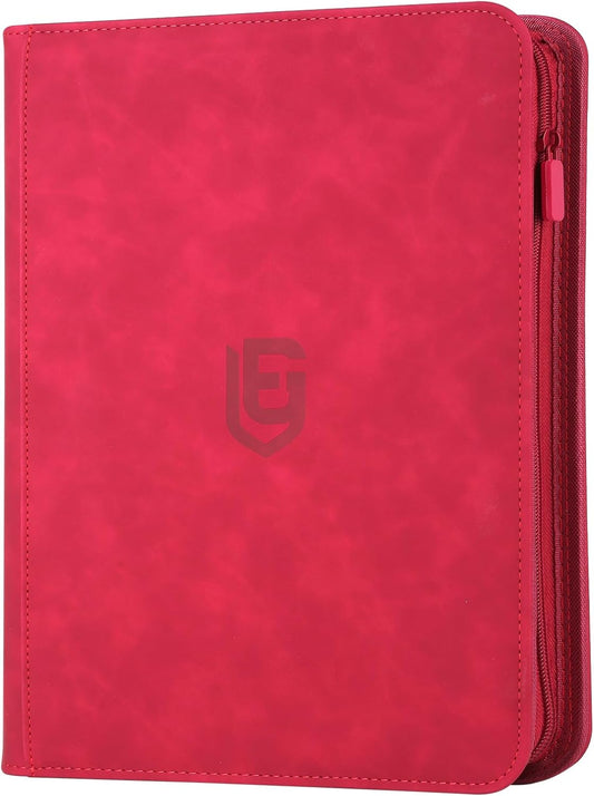 9 Pocket Card Binder,540 Pocket Trading Card Binders,Loading Pocket Collectible Card Album for MTG, TCG, Sport Card, Game Cards Red