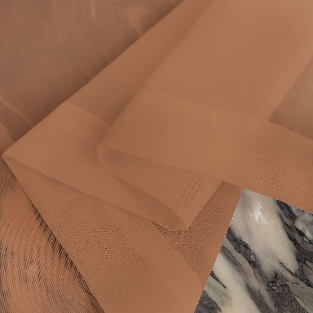 Window Brown Sheer Curtains 60 Inches Width 63 Inches Long 2 Panels Sheer Curtain Clear Curtains Basic Rod Pocket Panel for Home Living Room Bedroom Kids Room Yard Patio Parlor Sliding