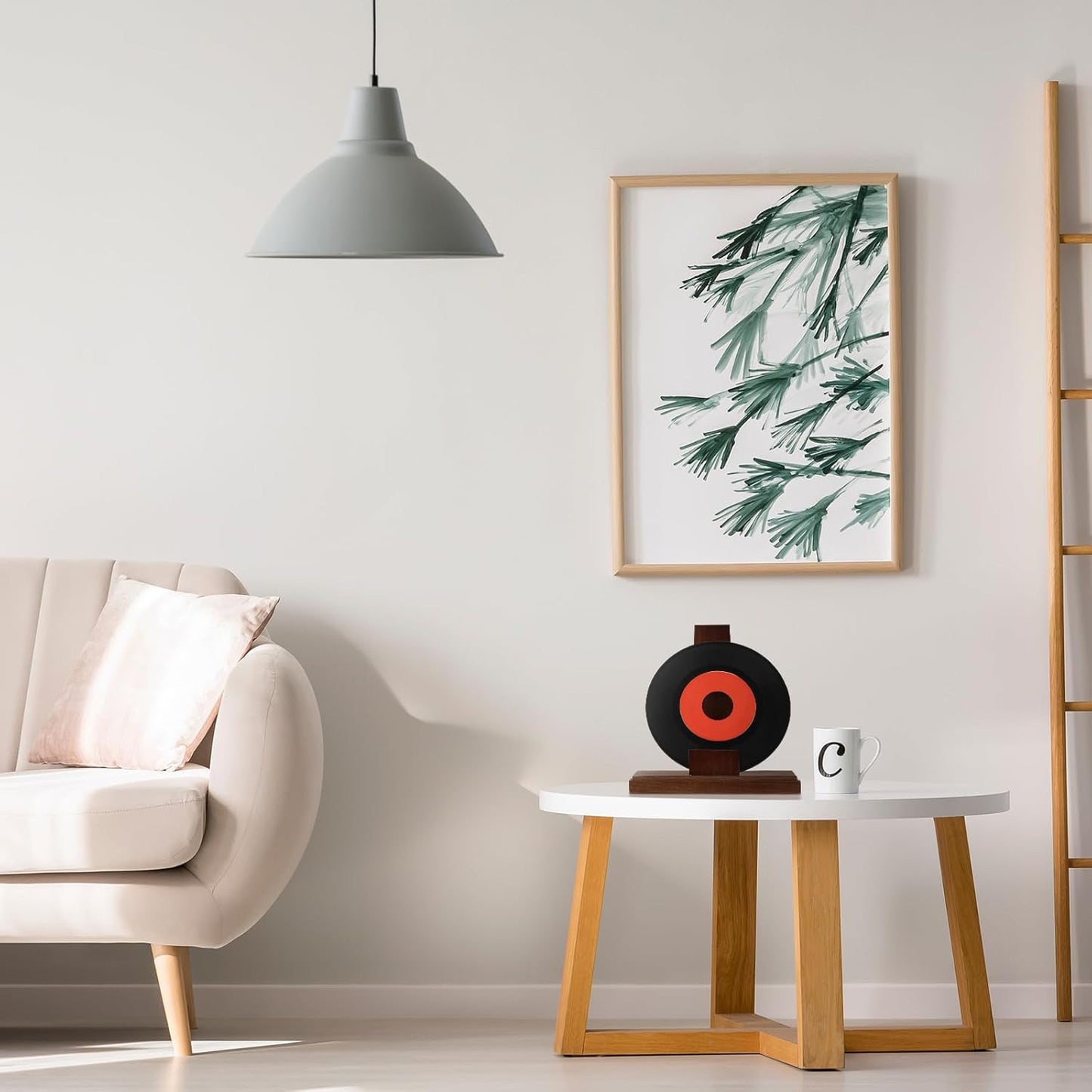 Weysat 6 Inch Wooden Stand for Display Plate Postcard Picture Book Display Stand with Square Block Base Picture Frame Easel for Home Office Decorative