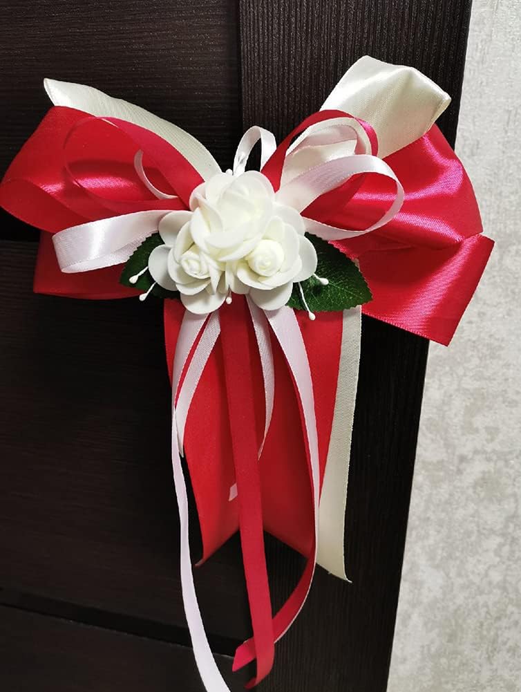 Artificial Flowers 100PCS 3CM Mini Fake Roses for DIY Wedding Bouquets Centerpieces Party Baby Shower Home Decorations (Ivory)