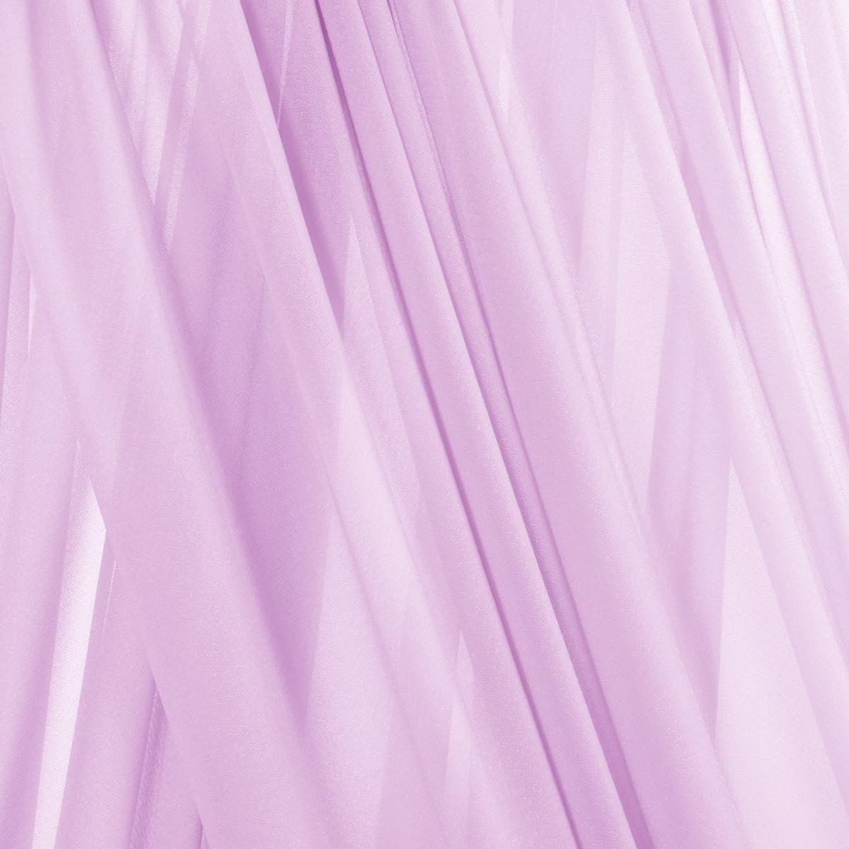 Lilac Elegant Arch Draping Fabric Outdoor 1 Panel 29" × 20Ft Sheer Chiffon Curtain Drapes for Fall Wedding Ceremony Birthday Party Garden Brunch