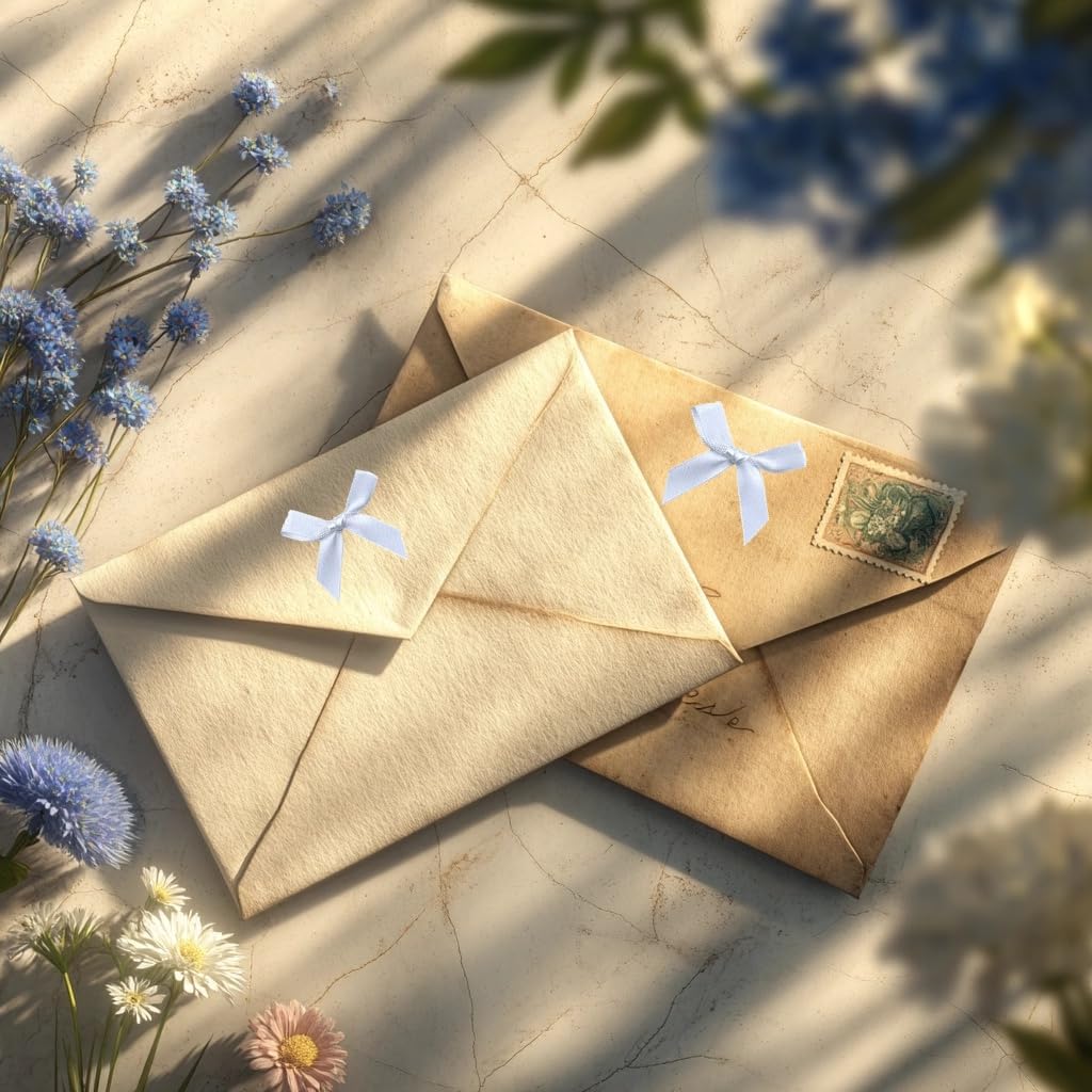 60pcs 1.7" White Mini Ribbon Bows Decor – Small DIY Satin Bows for Crafts, Little Bows for Gift Wrapping, Tiny Bow Stickers for Note Card Bow Baby Shower Cake and Candle Decorations