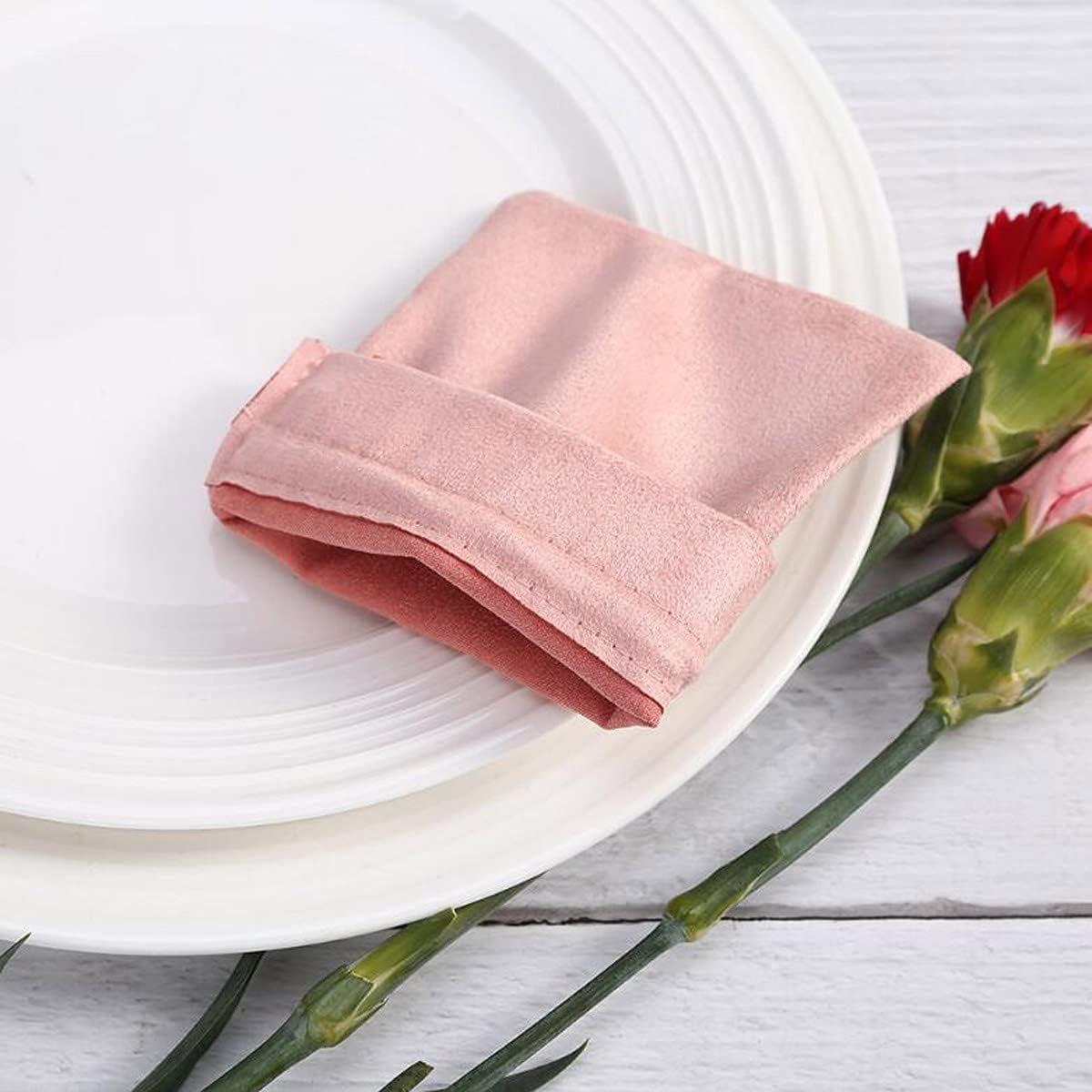 30 Pcs Pink Velvet Drawstring Bags Jewelry Pouches Jewelry Gift Bags Pouches Wedding Favors,3.1x3.9 inch