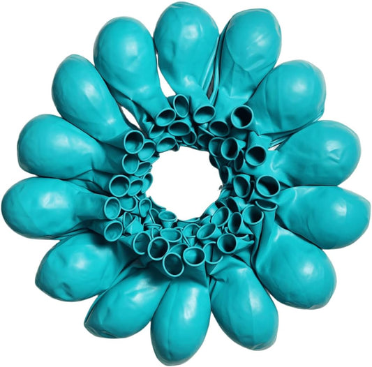90 Packa Teal Balloons 18 inch Turquoise Latex Big Balloons for Party Decorations and Events ZWZLIULIAN