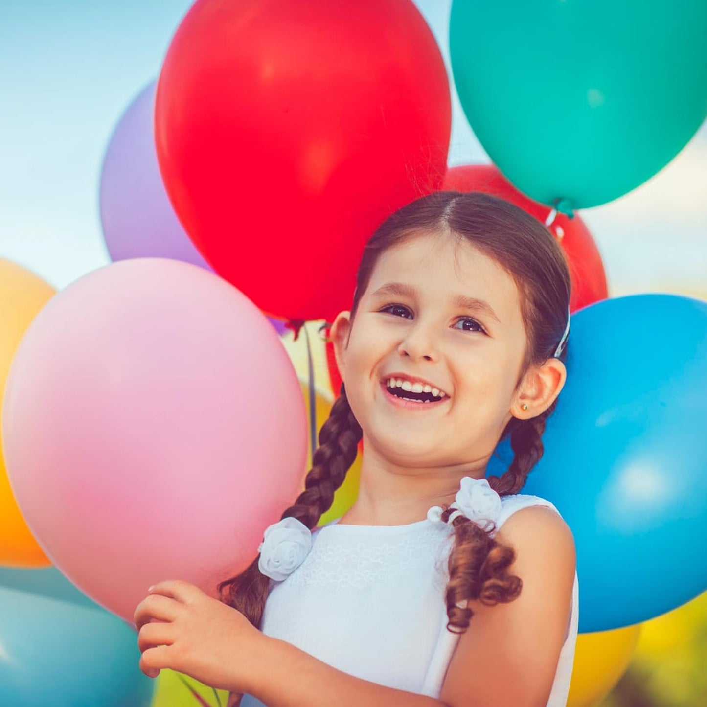 100 Pack Balloons, 12 inch Balloons Assorted Colors for Birthday, Party, Wedding, Anniversary and Vacation