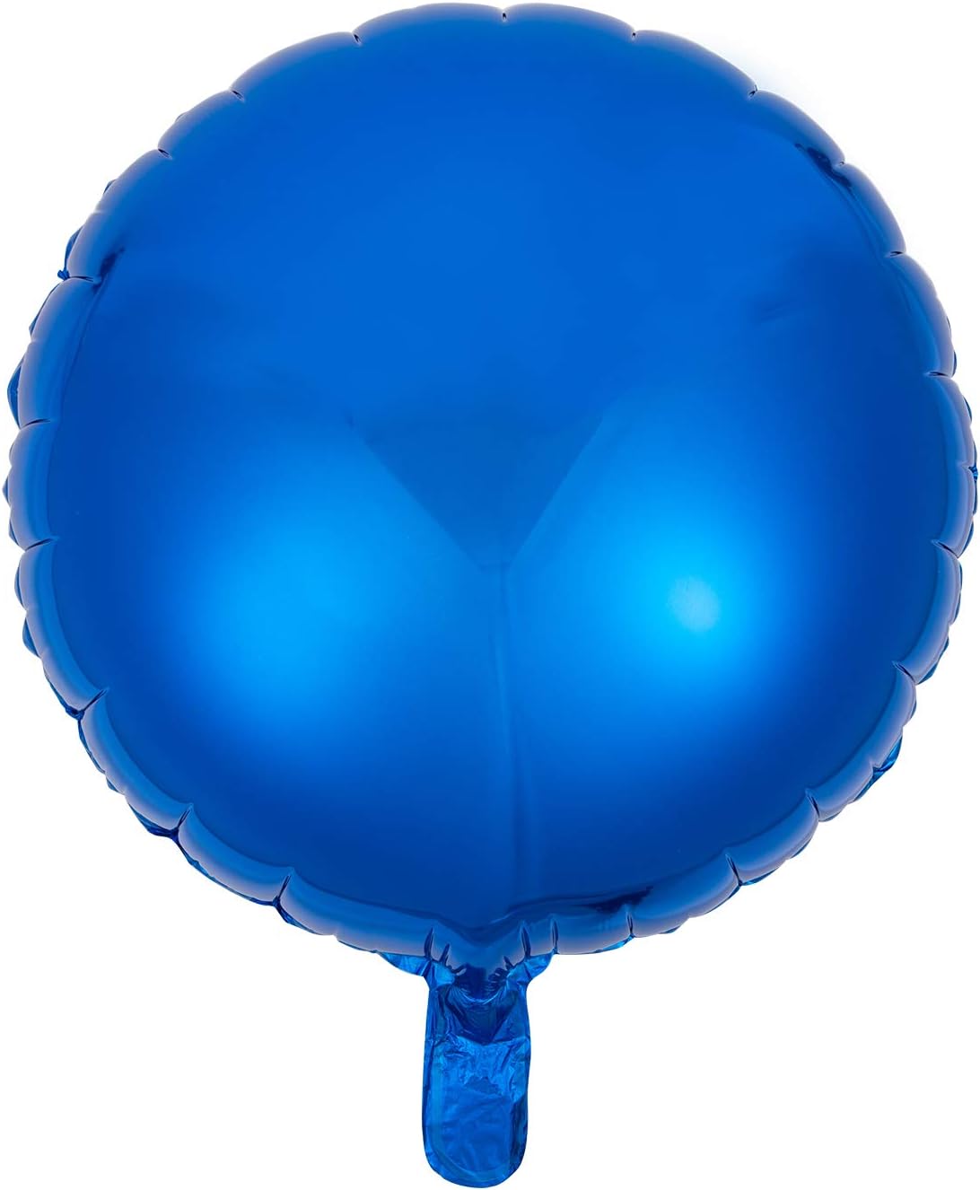 18" Blue Round Shaped Foil Balloons Mylar Helium Balloons for Birthday Party Wedding Baby Shower Decorations, Pack of 20