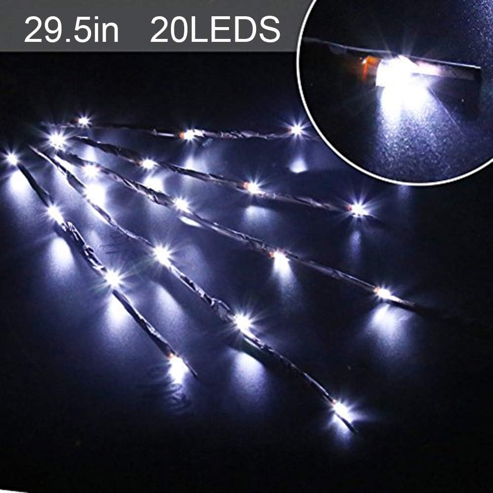 3 Pack Cool White Lighted Twig Branches 60 LED Lights Artificial Tree Willow Branches Lamp for Home Holiday Party Decoration Decor Battery Operated