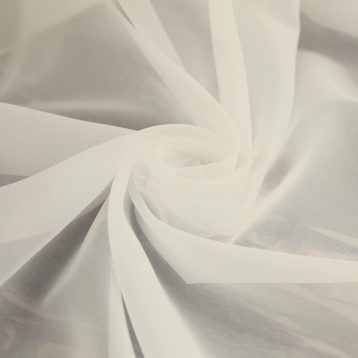 Window Beige Sheer Curtains 84 Inches Long 2 Panels Sheer Curtain Basic Rod Pocket Panel for Bedroom Children Living Room Yard Kitchen (Beige, 52" W x 84" L | 2 pcs)