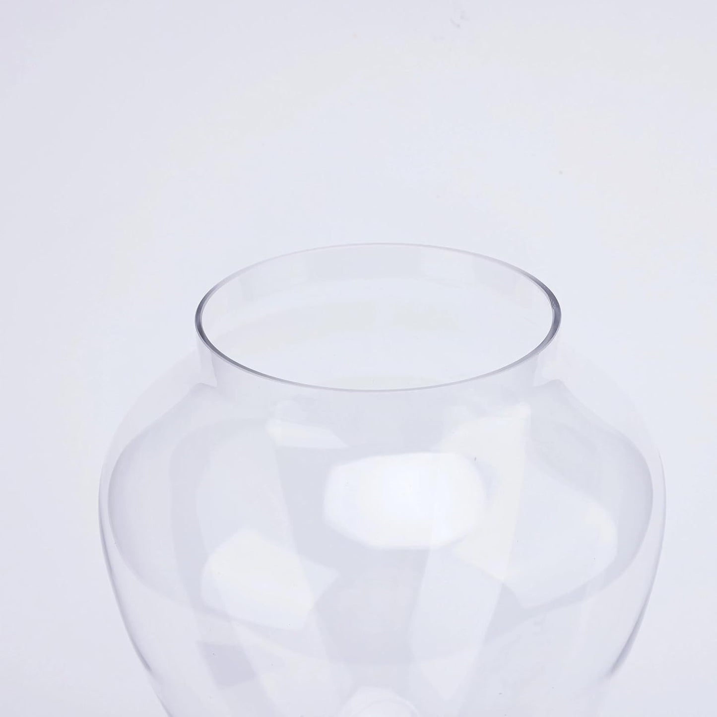 Glass Apothecary Jars with Lid, Clear Glass Candy Jar for Candy Buffet, Decorative Glass Jar for Party, Wedding and Home Decor, Classic Glass Candy Canister (Height: 12.6", Diameter: 6.5")