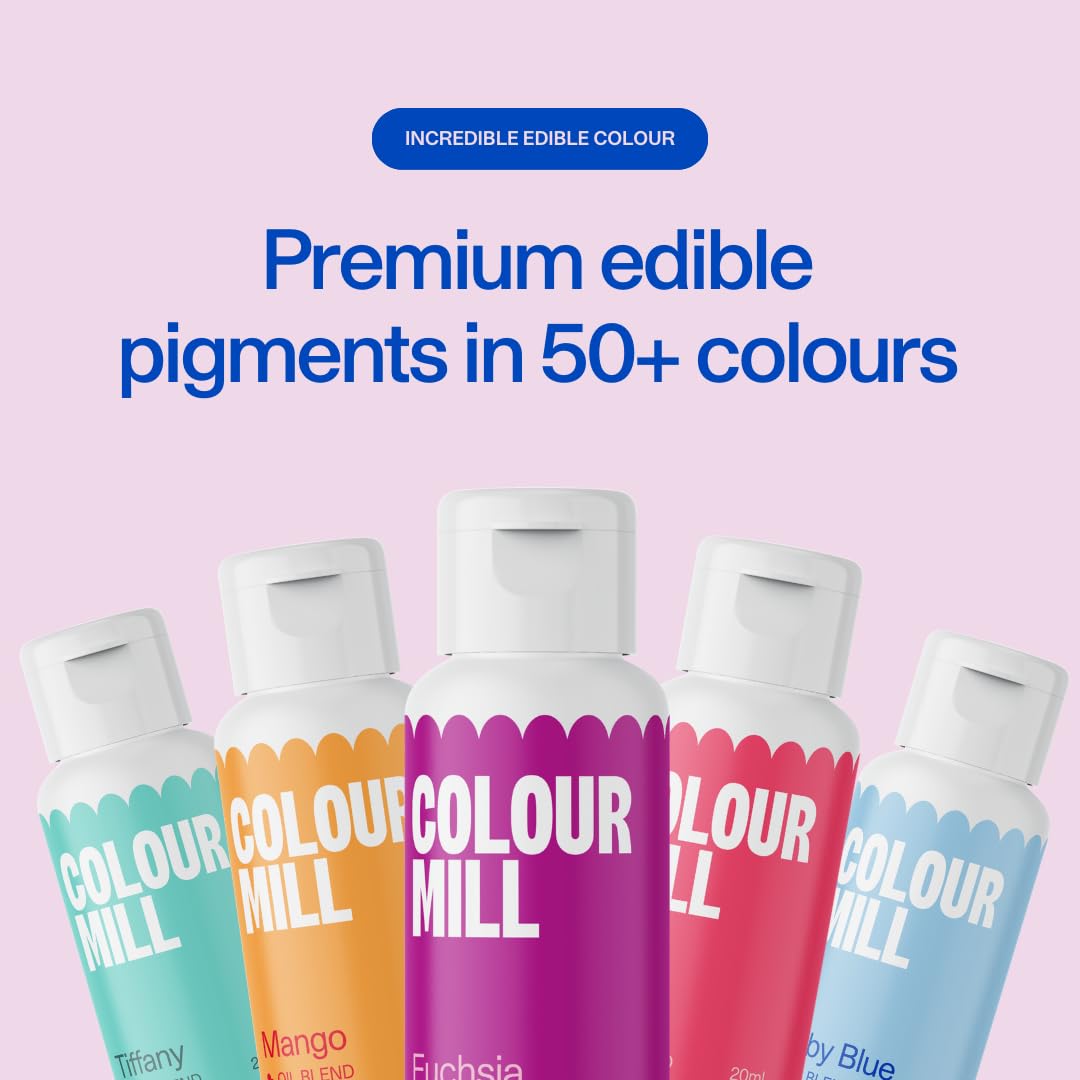 Colour Mill Outback Pack Aqua Blend Water-Based Food Coloring, 20 Milliliters Each of 6 Colors: Burgundy, Clay, Coffee, Latte, Rust and Sand