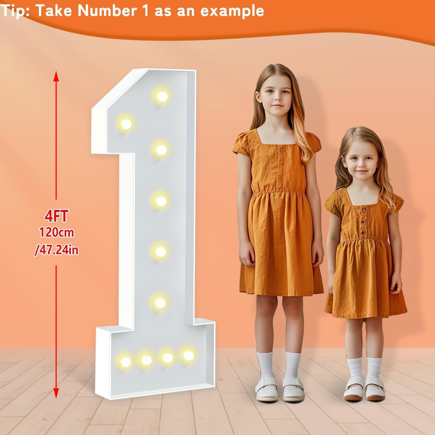 4FT Marquee Numbers 50, Large Light Up Numbers 50th Birthday Decorations for Her Him, Cardboard Number for Women Men Anniversary Party Decor Backdrop, DIY Foam Board Mosaic Number Sign