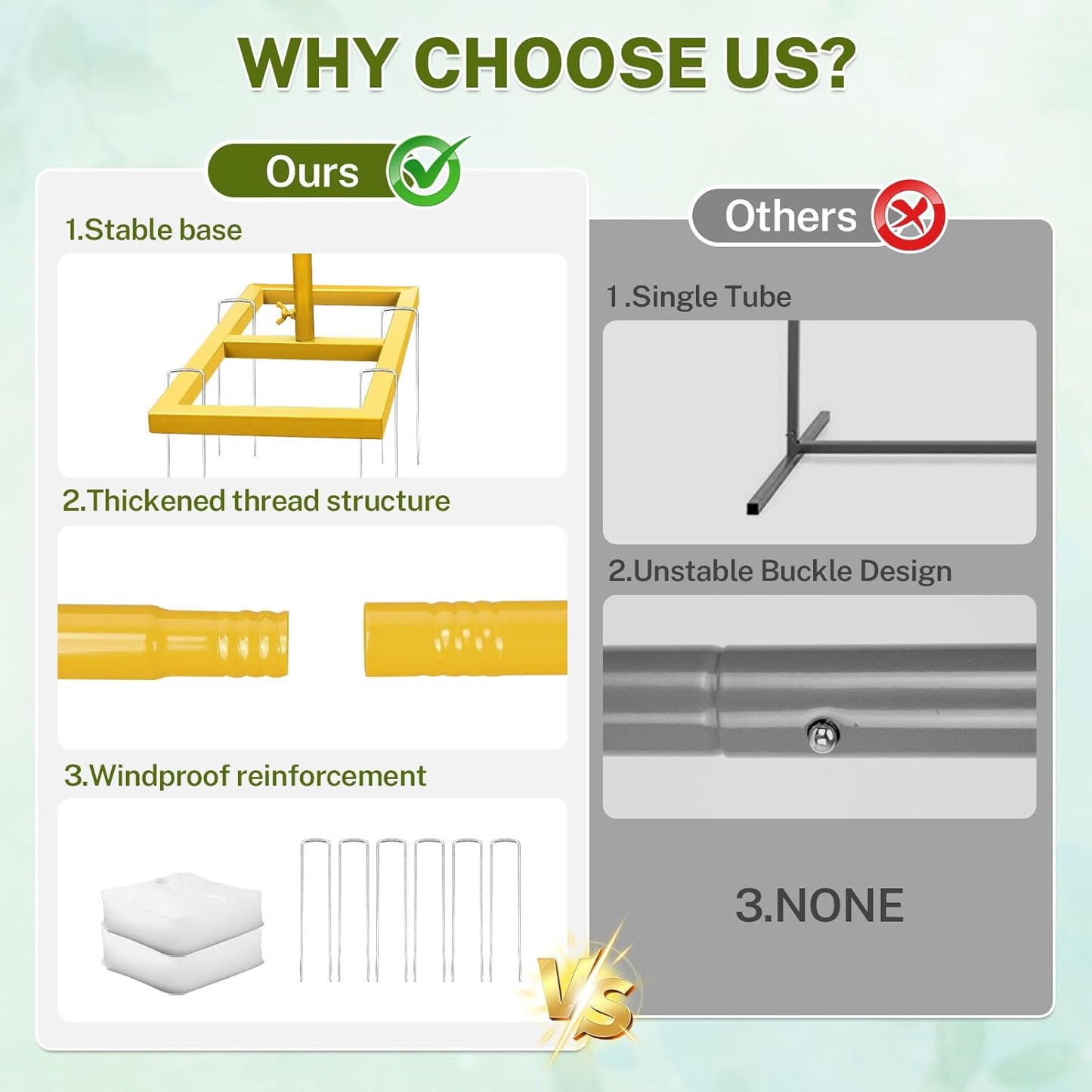 8FT Wedding Arch Backdrop Stand, Gold Square Back Drop Adjustable Stand Metal Arch Heavy Duty Backdrop Stand Kit Frame for Party Wedding Birthday Photobooth Decorations