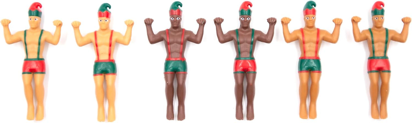 NPW Elf Buddies Drink Markers (Elf Buddies), Wine Glass Charms, Holiday Office Party, Christmas Family Get Together, Novelty Drinkware, White Elephant Gift and More, Christmas In July Decorations