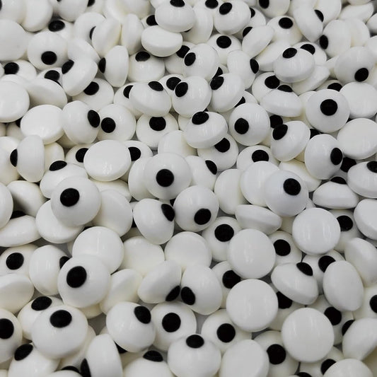 1 Bottle Candy Eyes Eyeballs - Cake Cupcake Toppers - Edible Baking Decorations for Cupcakes, Cakes, Cookies - Halloween, Christmas, Easter, and Edible Art Project Candy