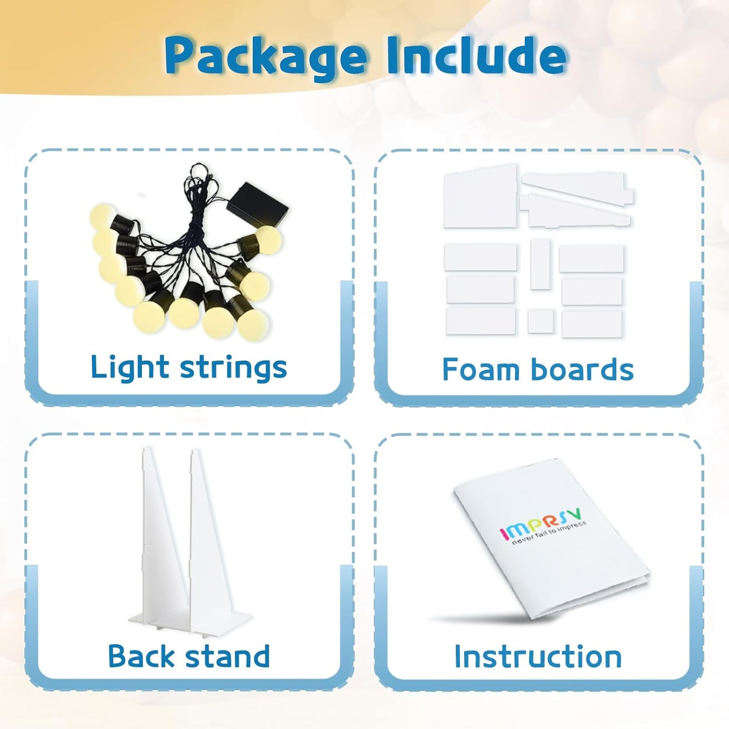 Marquee Numbers 3 Feet Tall Large Light Up Numbers 18th Birthday Decorations Girl Boy Big Yellow Light Outdoor Anniversary Decorations Balloon Arch Kit Party Backdrop 18