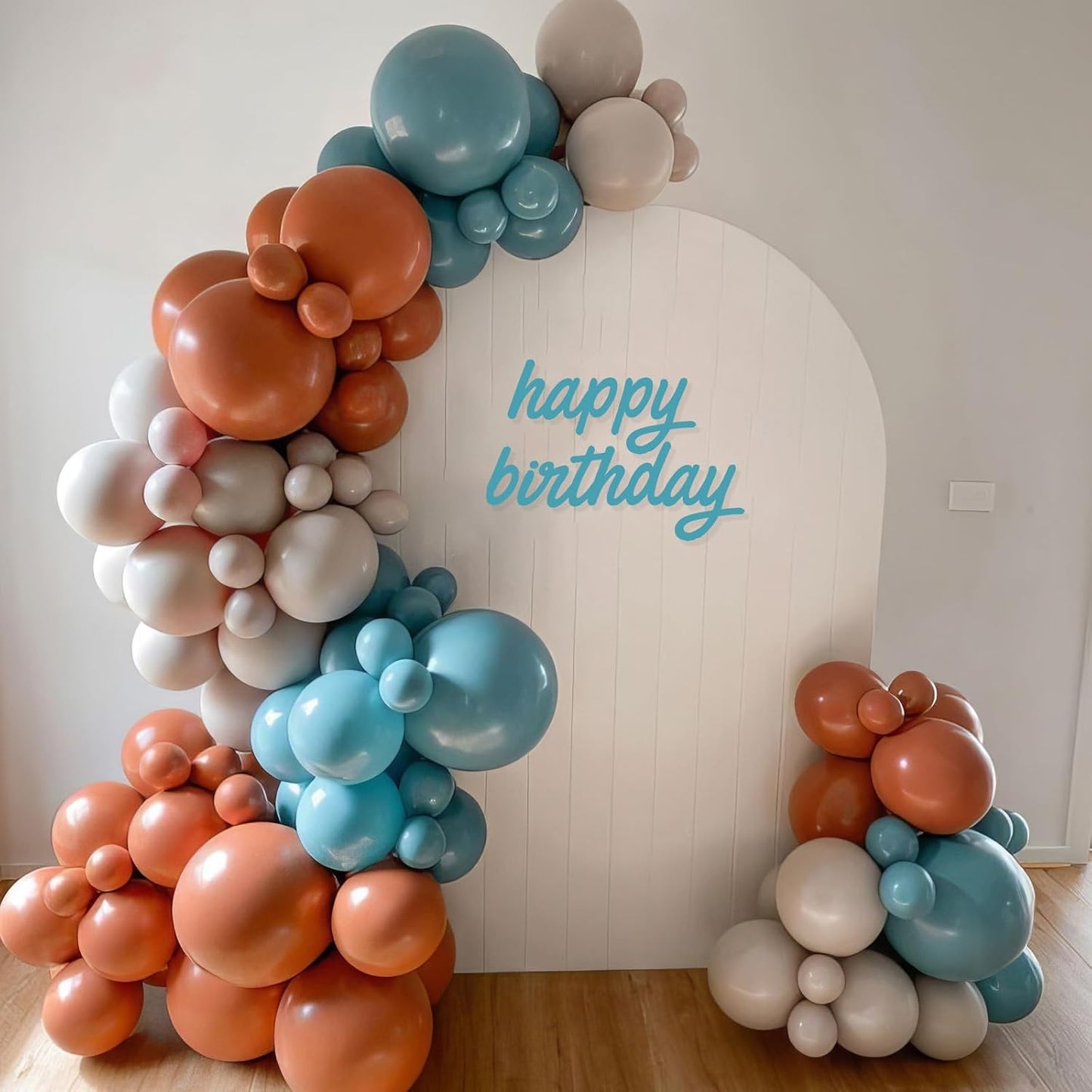 Boho Rainbow Balloons, Boho Rainbow Colorful Balloon, Retro Ivory White Yellow Orange Blue Purple Balloons for Girls Woman Boys Boho Birthday Baby Shower Bridal Shower Wedding DIY Party Decorations