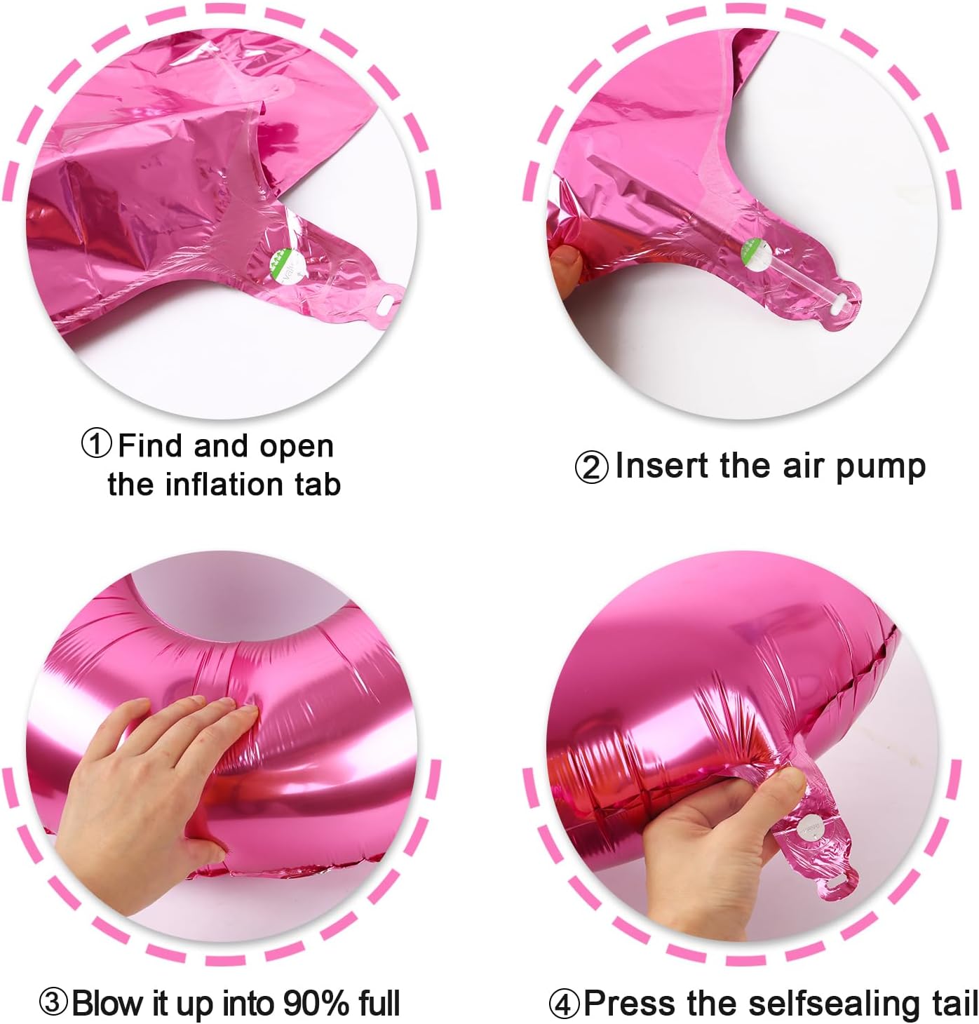 Pink Foil 8 Number Balloon 40 Inch, Helium Mylar Eight Number 8 18 28 38 48 58 80 88 Birthday Balloons, 8th Pink Women Men Wedding Anniversary, Graduations Party Supplies