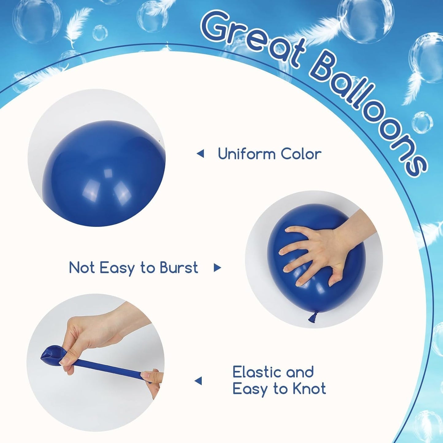 60pcs Under the Sea Balloons, Ocean Balloon with Light Blue Dusty Blue Teal Clear Balloons for Ocean Themed Under the Sea Baby Shower Birthday Party Decorations