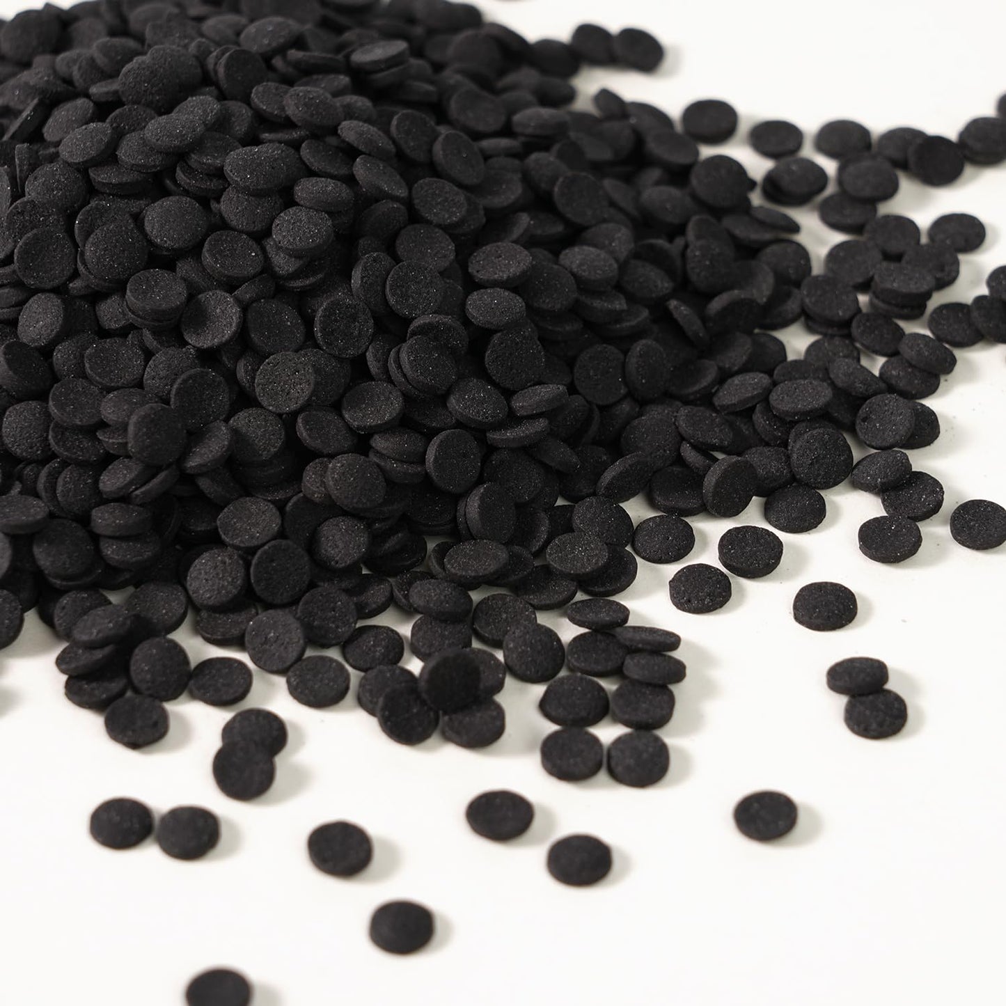 Black Sprinkles, Black Confetti Sprinkles for Cake Decorating, Round Sprinkle for Cupcakes, Ice Cream, Donut, Cookies, Chocolate(120g/4.23oz)