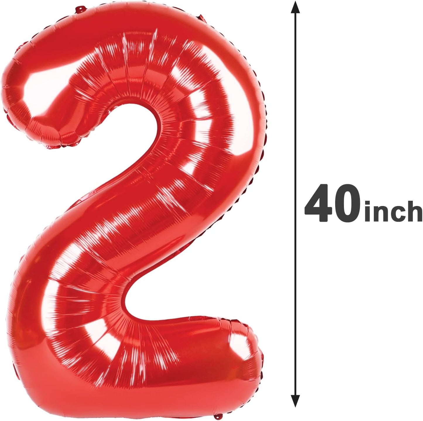 Red Number 22 Balloon 40 Inch Birthday Decorations, Number 22 Balloon Birthday Party Decorations, Anniversary Decorations Graduations Party Supplies