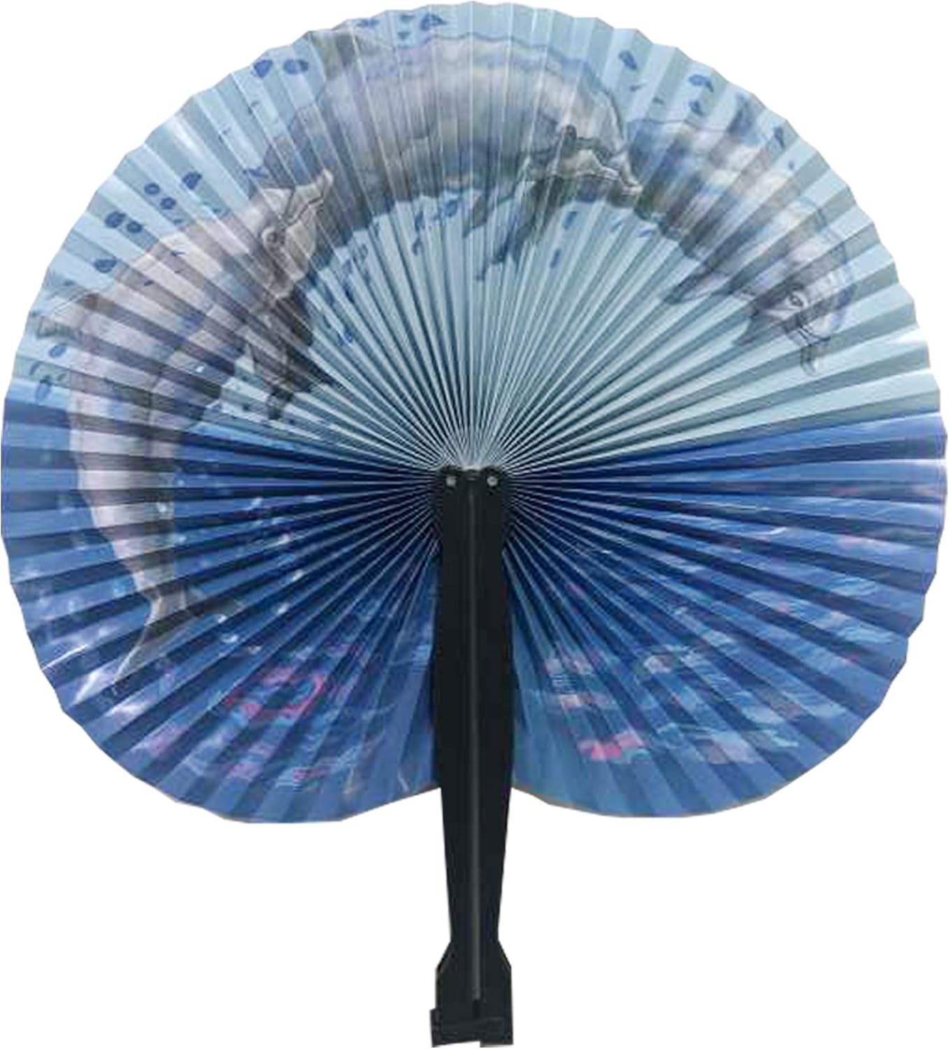 20 Pcs 10" Safari Print Animal Folding Paper Fan Bulk Assortment for Gifts,Weddings,Festival,Birthday,Summer,Party Favors,School Cultural Shows