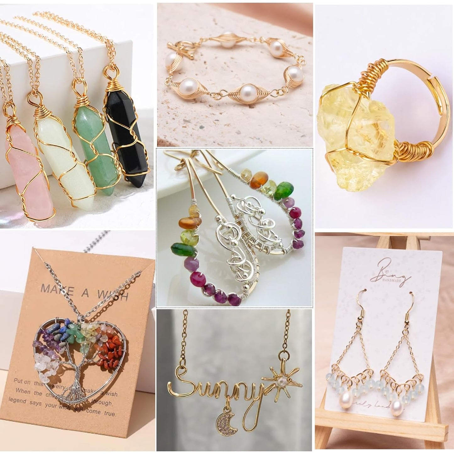 12 Gauge Brown Aluminum Craft Wire (105FT) - Anodized for Jewelry Making, Beading Floral, Plant Gardening, Sculpting & Modeling Craft Wire (Brown #15, 2mm)