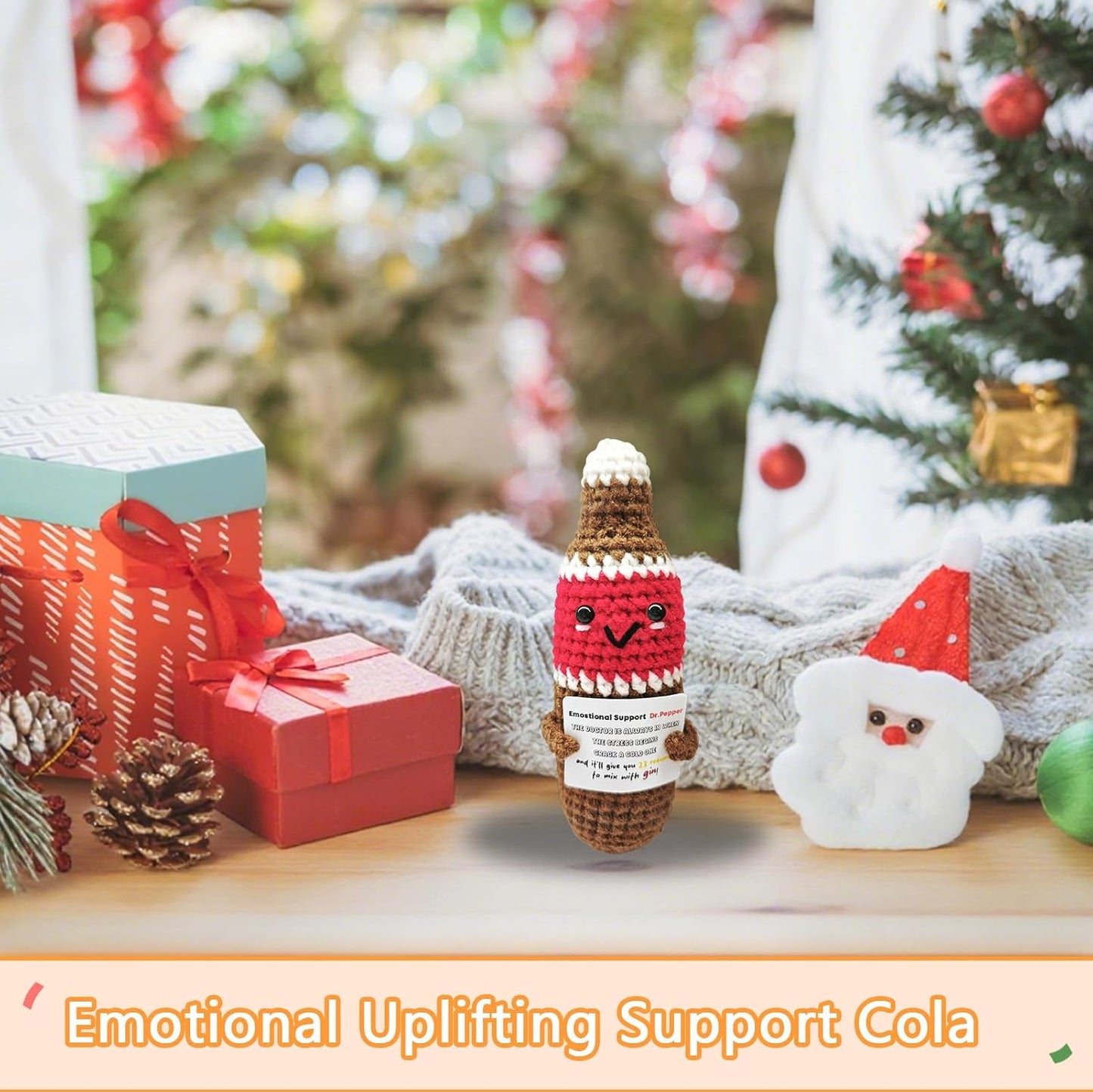 Funny Handmade Cola Gift-Unique Cute Presents for Women & Men,Emotional Cheer Support,Birthday Gifts for Her/Him,Friends,Coworkers,Family