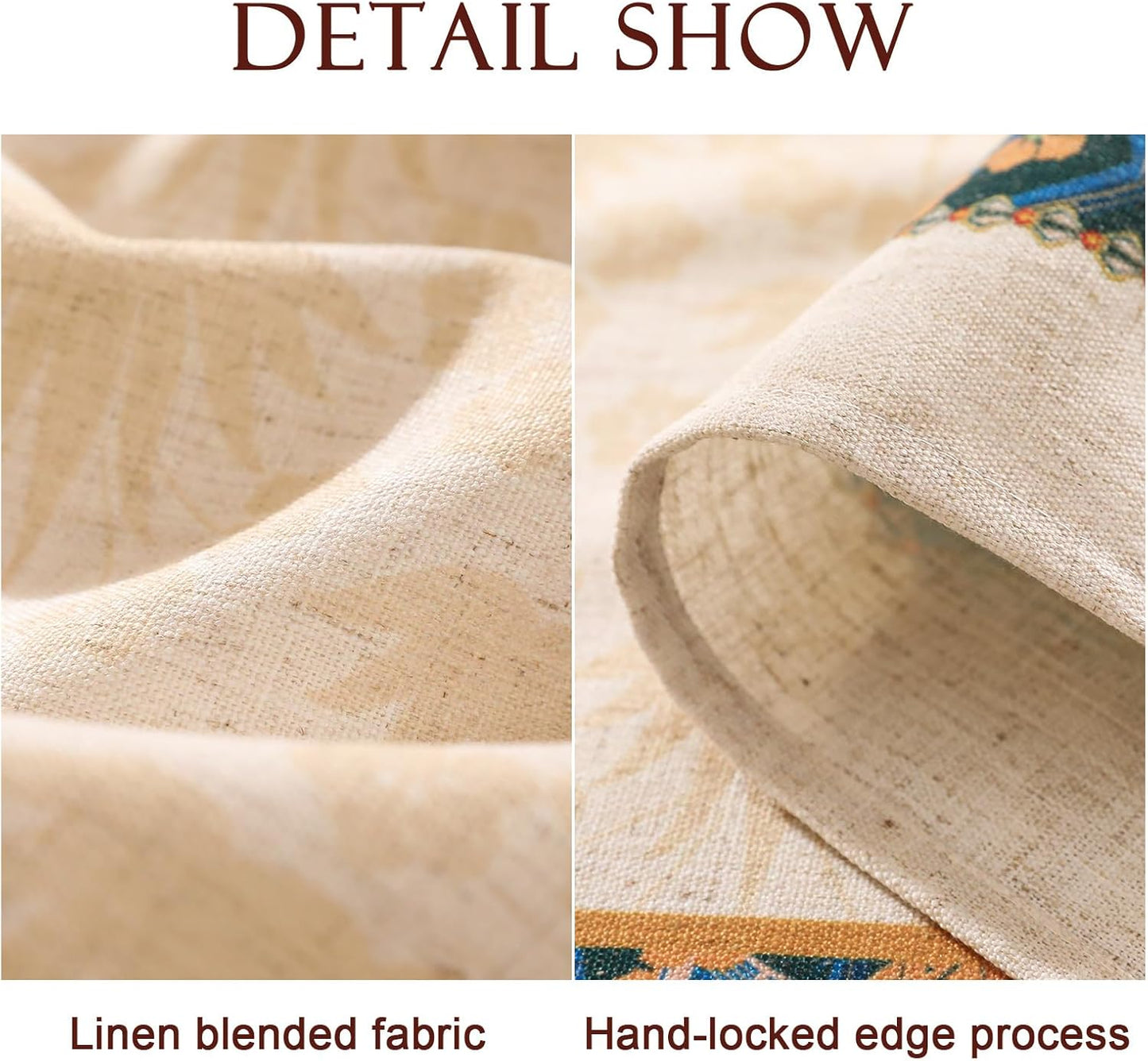 patdrea Designer Rectangle Linen Long Table Cloth,Vintage Anti-Wrinkle Durable Tropical Style Tablecloth,Decor Table Cover Cloth for Kitchen Dining Christmas,Thanksgiving,63"x94"-Pineapple a