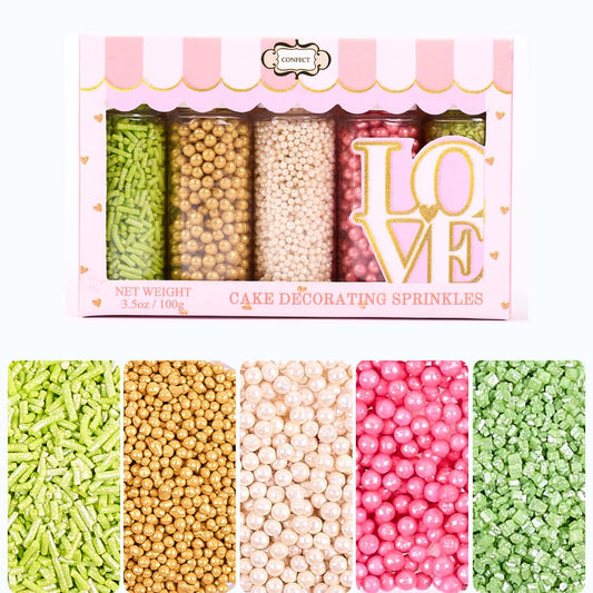 Confect Fusion Mashup Sprinkles FM Multipack 28 100 GMS for Cake Cupcake Décor, Multicolor