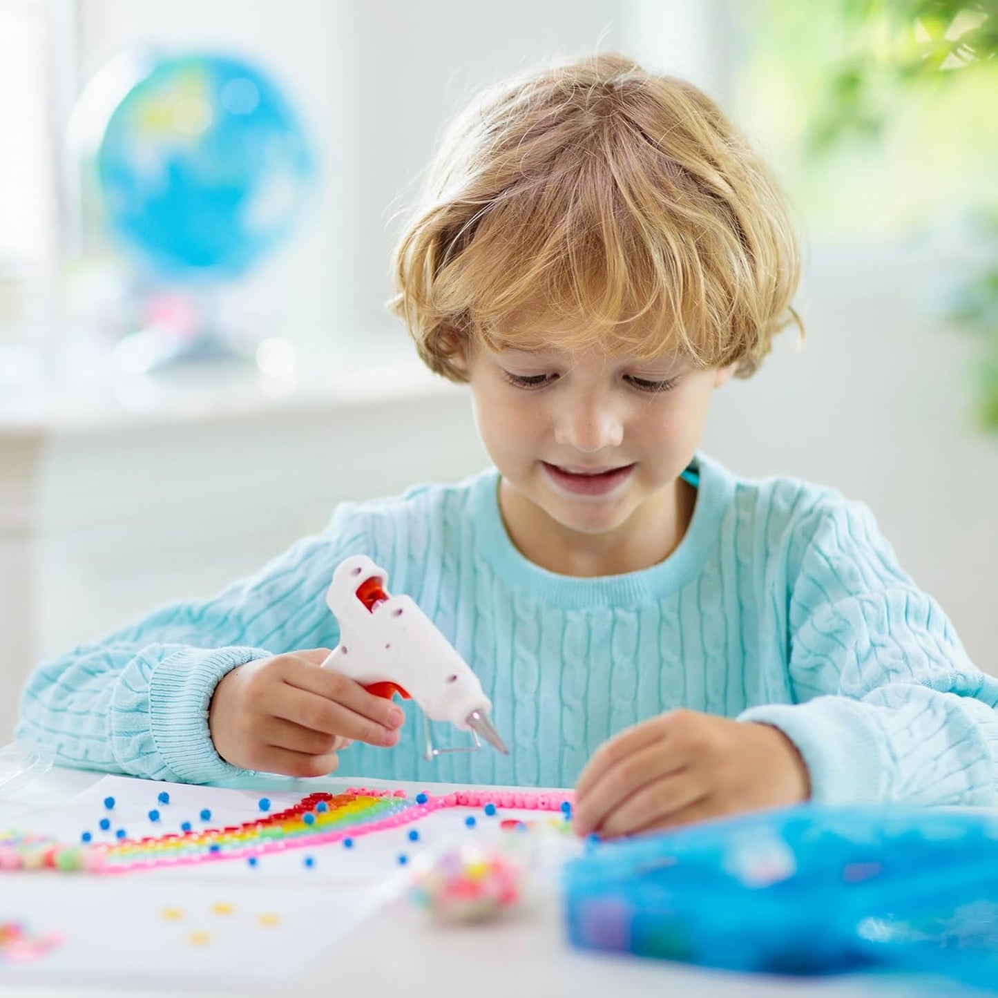 uxcell 20pcs Hot Glue Sticks for Glue Gun 11mm/0.43-inch x 6-inch Mini Hot Melt Adhesive Glue Stick Glitter Gold