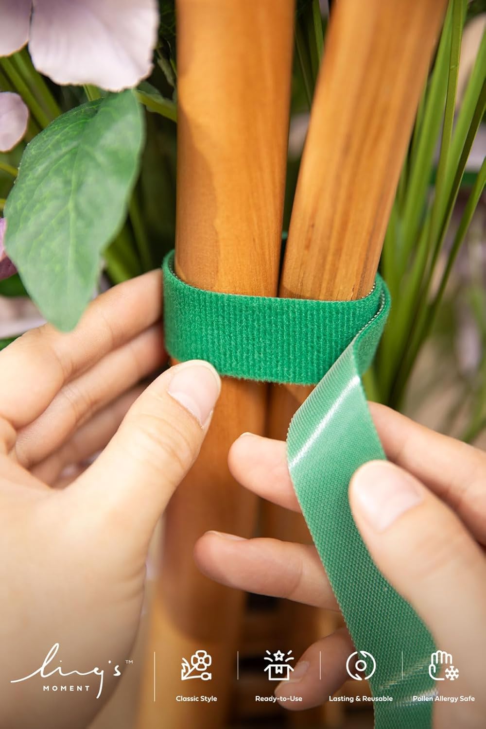 Ling's moment 17.5" Tall Standing Artificial Flowers Arrangements 4 pcs Wedding Aisle Runner Chair Decorations Provence Blue & Purple Centerpieces for Ceremony Reception Rose Floral Party Outdoor