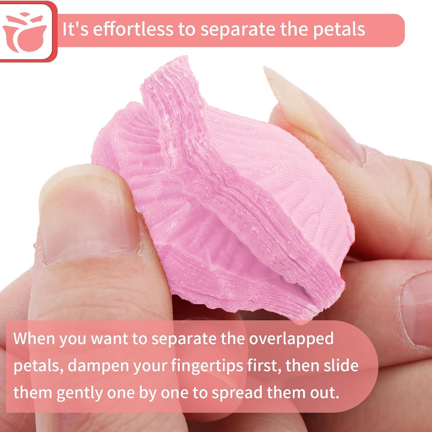 1000 Pcs Artificial Fake Rose Petals,Flower Petals for Romantic Night, Engagement, Party, Wedding, Event Flower Decorations, in Bulk(Pale Pink)