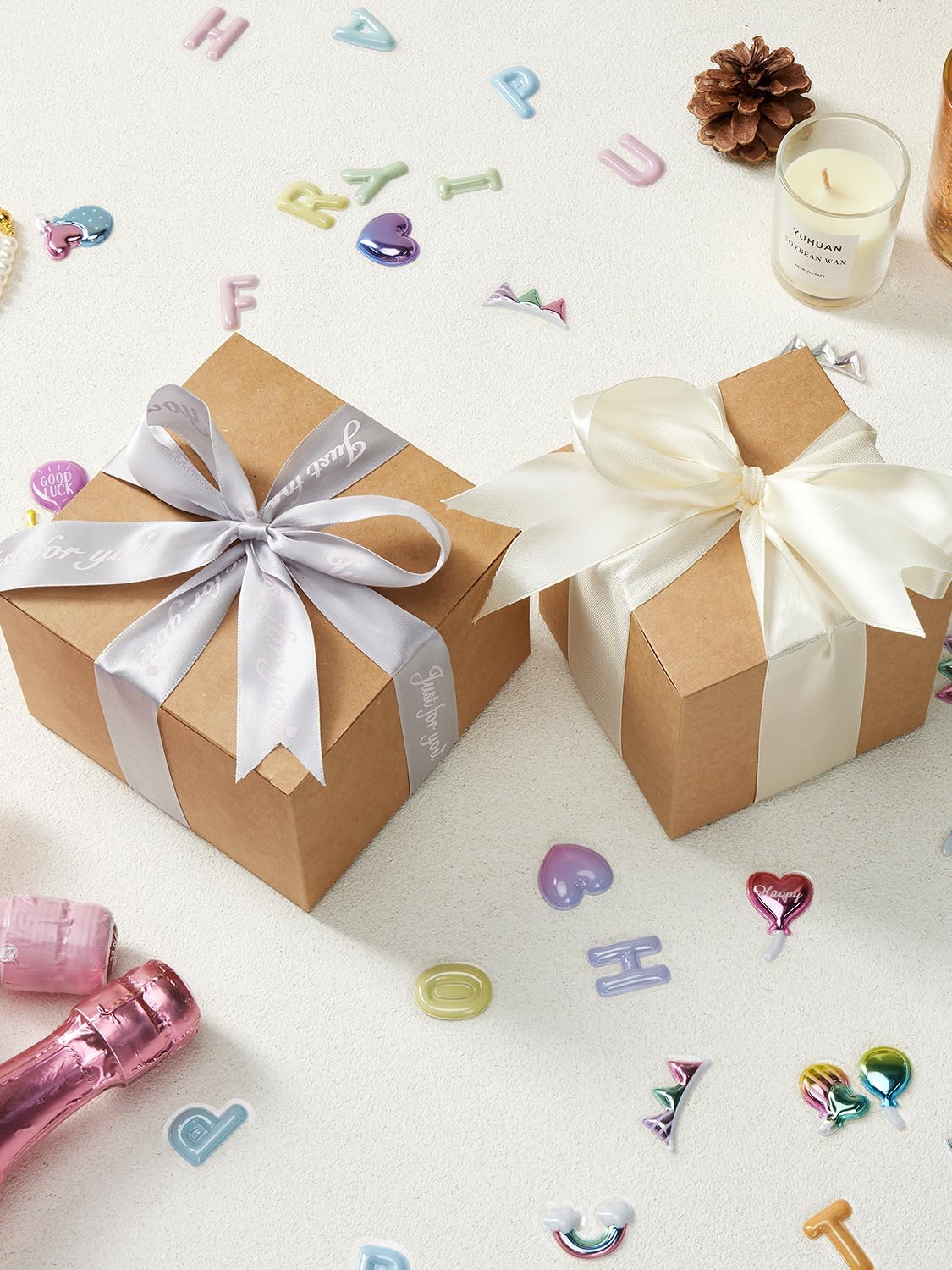 Eupako Brown Gift Boxes 5x5x3.5 25 Pack Kraft Paper Gift Boxes with Lids for Gifts, Crafting, Wedding, Birthday, Party, Cupcake