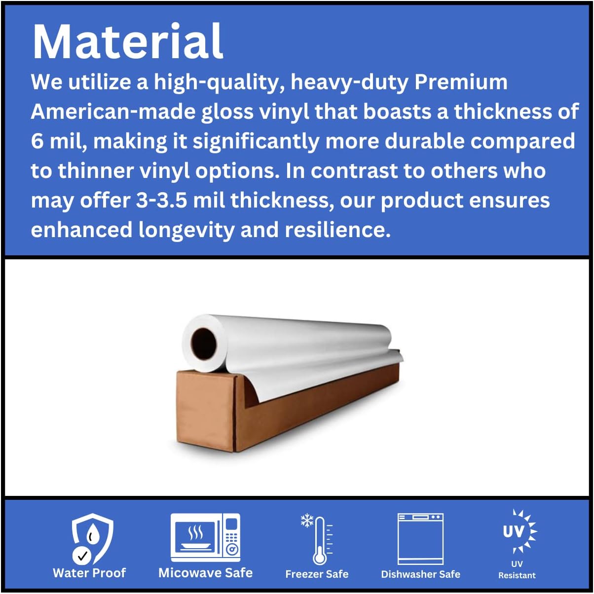 avgrafx 2 in Custom Stickers Vinyl Waterproof Dishwasher Safe, UV Resistant. Make Your Own Personalized Labels for Your Brand, Text Image, or Logo. Made USA.