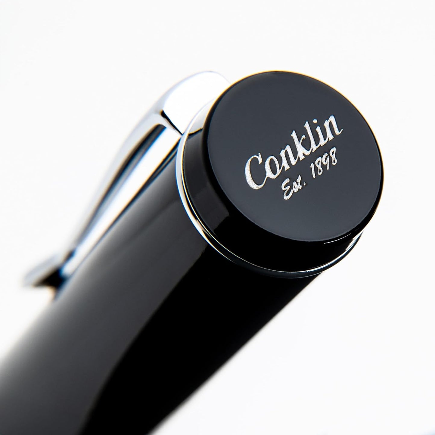 Conklin Duragraph Fountain Pen Orange Nights - Fine Nib, Luxury Writing Instrument with Vibrant Orange Finish