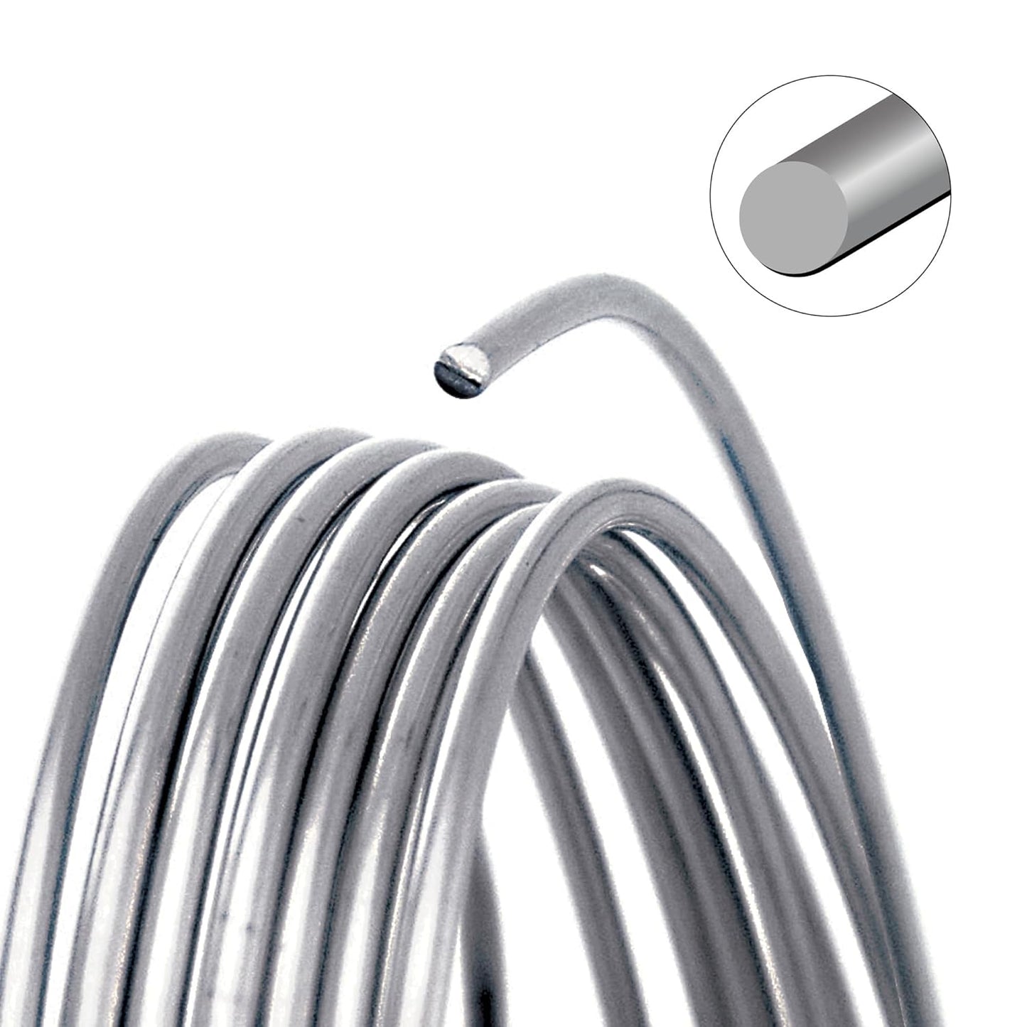 The Beadsmith Wire Elements Craft Wire – Tarnish Resistant, Soft Temper, Round, Titanium Color – 0.32mm, 28 Gauge, 15 Yard Spools – Jewelry Making, Wire Wrapping, & Other DIY Crafts