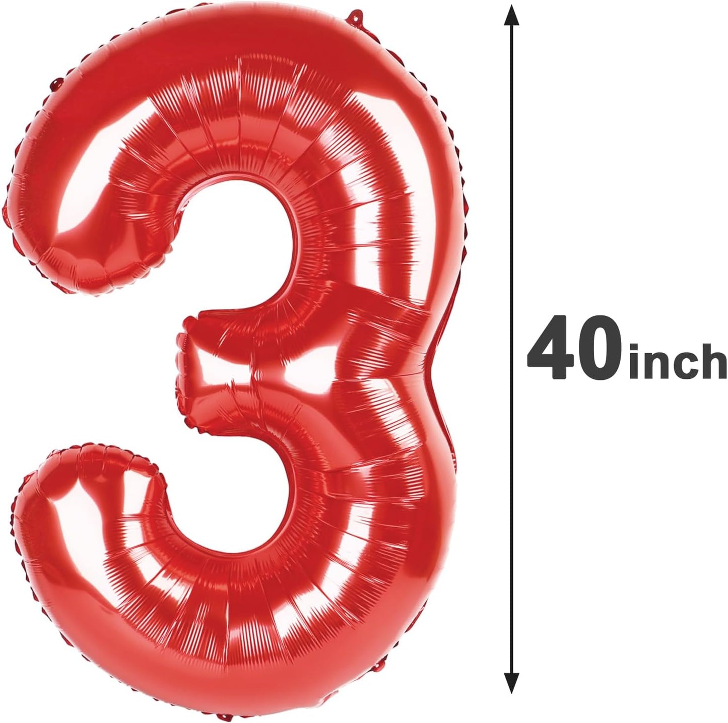 Red Number 13 Balloon 40 Inch Birthday Decorations, Number 13 Balloon Birthday Party Decorations, Anniversary Decorations Graduations Party Supplies