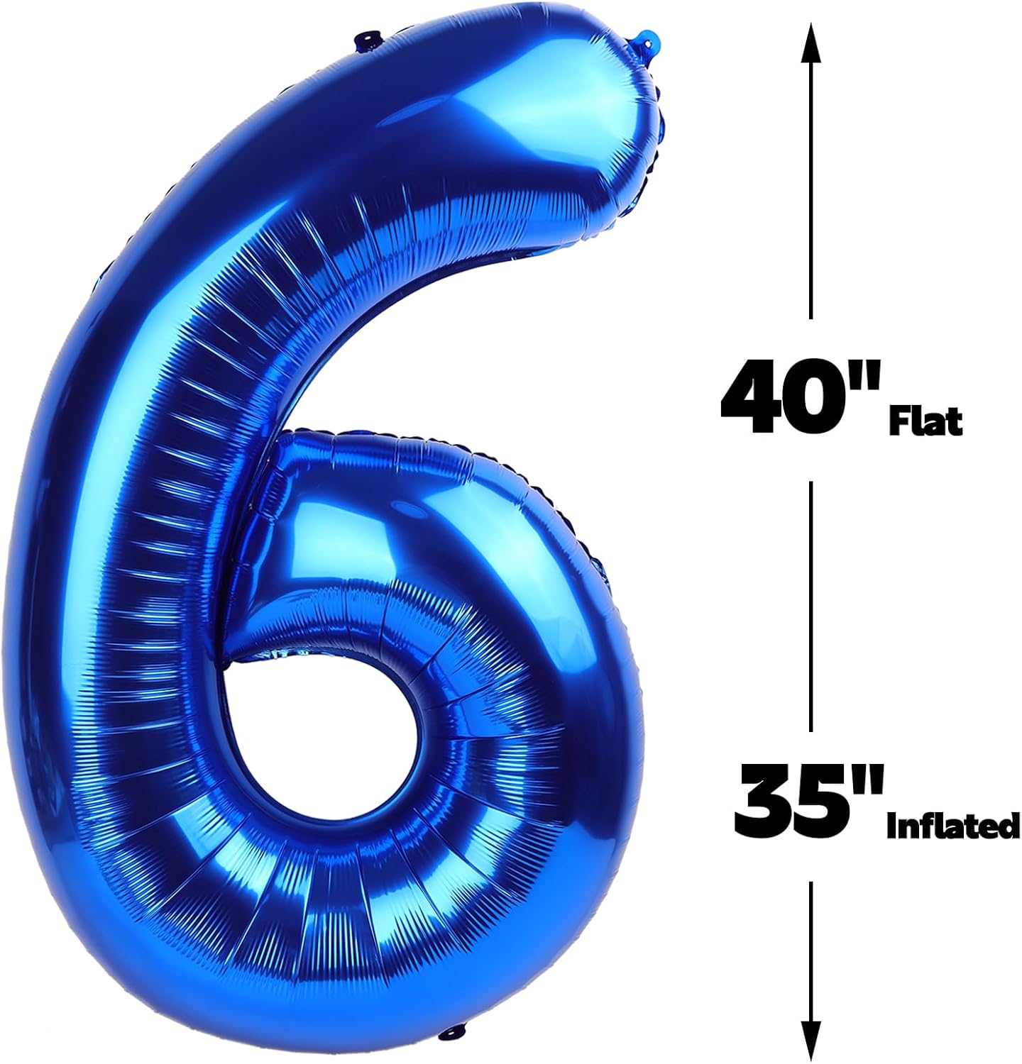 Navy Blue Jumbo Number 16 Balloon 40 Inch, Boy Girl 16 Birthday Supplies, Foil Helium 16 Birthday Giant Balloon, Mylar Blue Number Balloons Anniversary Decorations