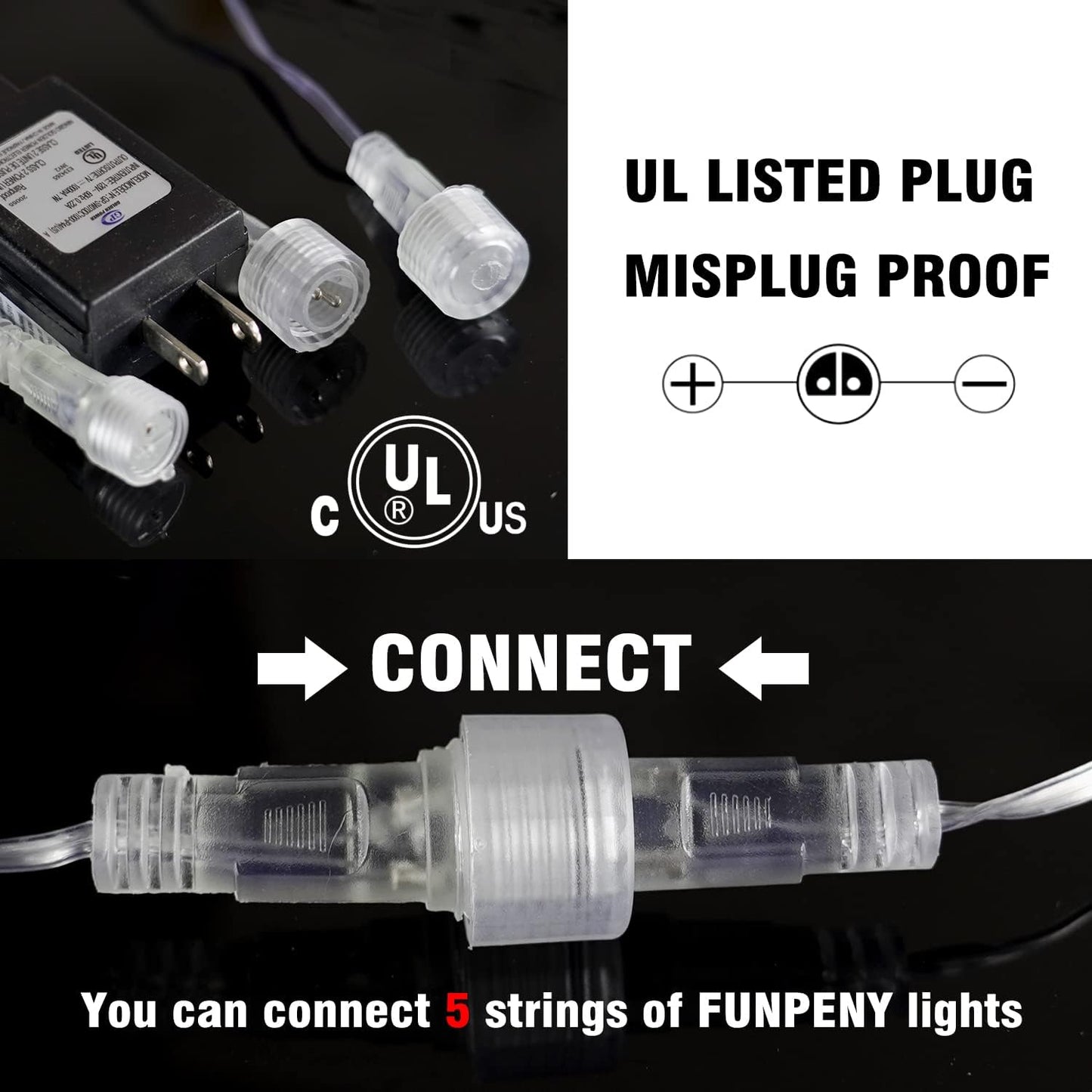 Dazzle Bright 288 LED Christmas Light, 11.8 Inch Meteor Shower Rain Lights with 8 Tubes, Waterproof Plug in Falling Rain Lights Christmas Decorations for Xmas Bushes Tree Yard Party (Green)