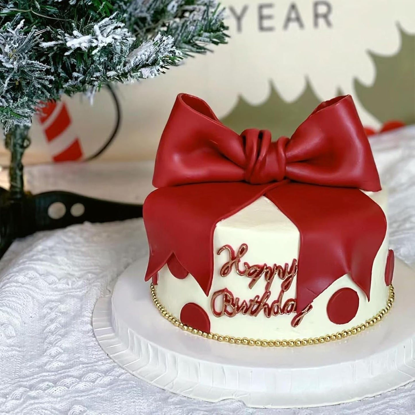 Sentovac 14mm Gold Pearl Sprinkles Large Edible Cake Decorating Sugar Candy Cookie Cake Cupcake Topper Ice Cream Baking Decorations Halloween Christmas Valentines Wedding Supplies