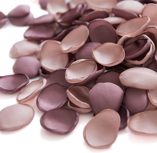 Ling's Moment Rose Petals, Silk Flower Petals for Wedding/Aisle/Flower Girl Baskets/Table Centerpiece Décor,etc.Dusty Rose Mauve 400pcs