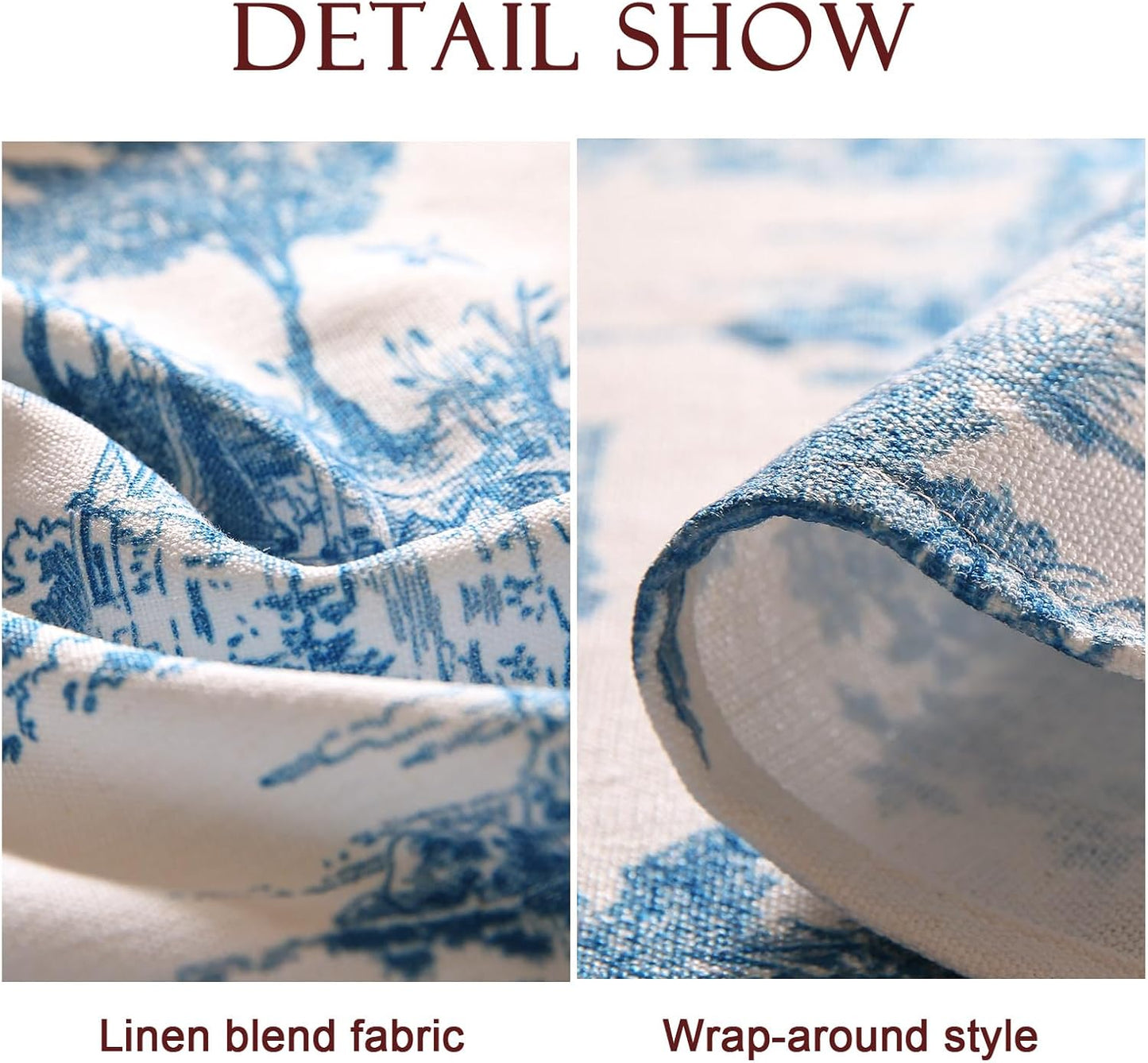 patdrea Designer Vintage Cyan Extra Long Tablecloth for Rectangle Table,Linen Ancient Castle and Manor Pattern Tablecloths,Decor for Kitchen Dining Christmas,Thanksgiving,67"x118"-Lucerne a