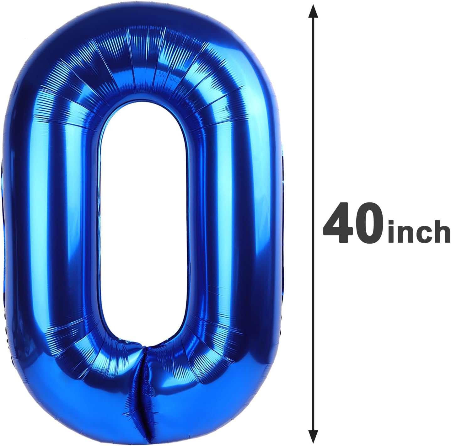 Giant Navy Blue 80 Balloon Number 40 Inch, 80 Number Balloons Birthday Supplies, 80 Year Old Birthday Party Celebration, 80 Balloons Graduations Anniversary Decorations