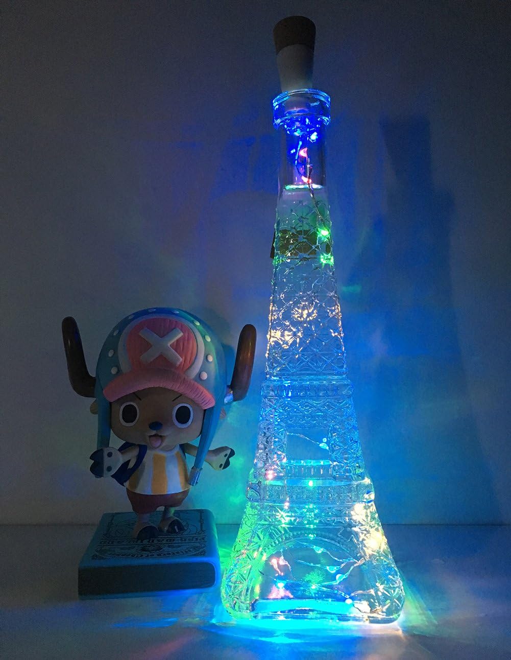 NeoJoy Rechargeable Wine Bottle Lights, LED Cork Lights USB Fairy String Lights for Parties Decoration, Colorful Set of 6