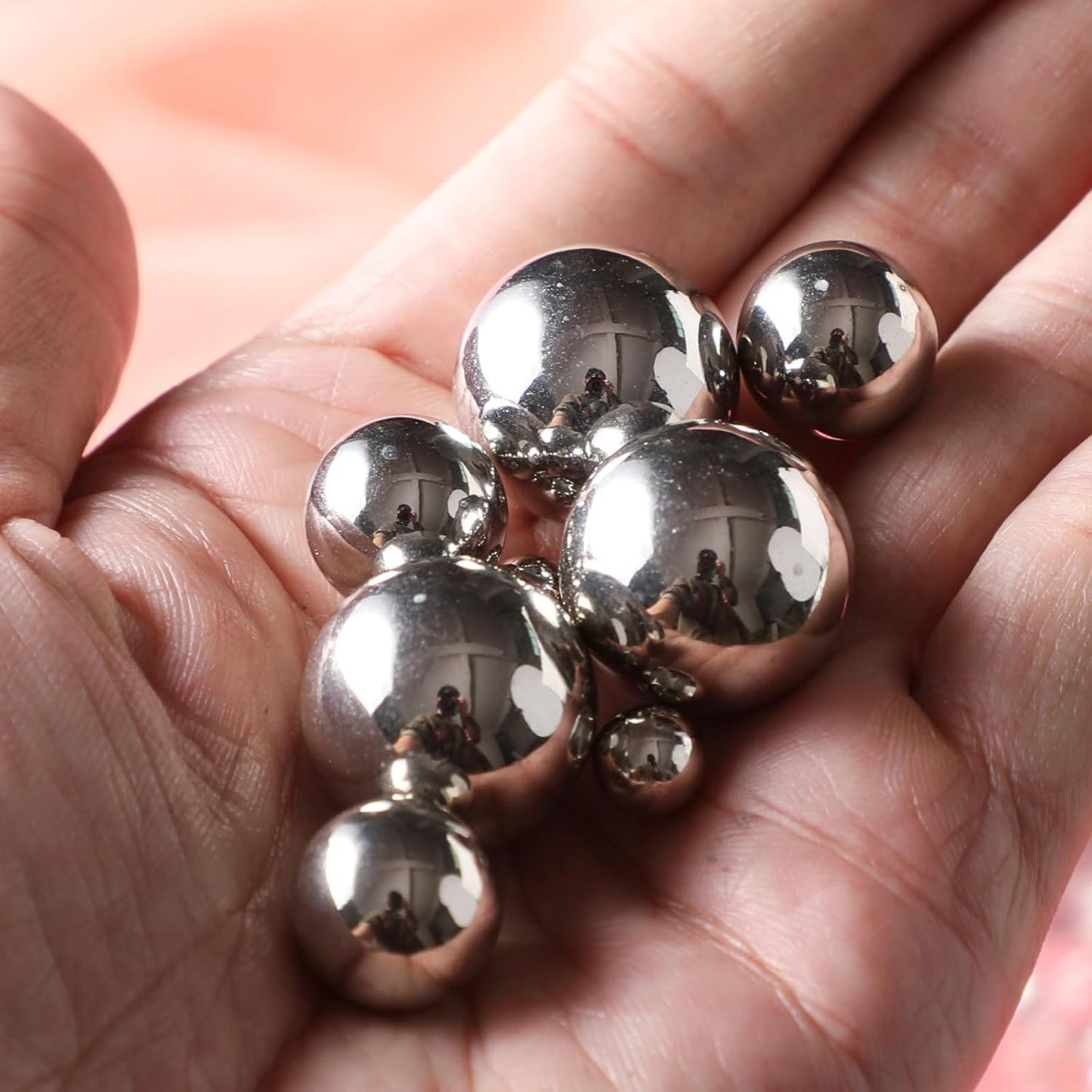 200 Pcs Vase Filler Beads Silver Pearl Beads for Vase No Hole Pearls for Centerpieces Vases DIY Home Table Party Decor DIY Wedding 8/14/20mm