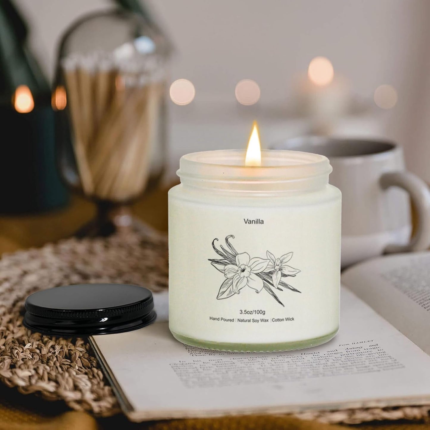 8 Pack Candles for Home Scented, Gifts for Women,Aromatherapy Candle Set for Women, Natural Soy Wax Jar Candles Set, Candle Gifts for Mother's Day, Birthday, Valentine's Day