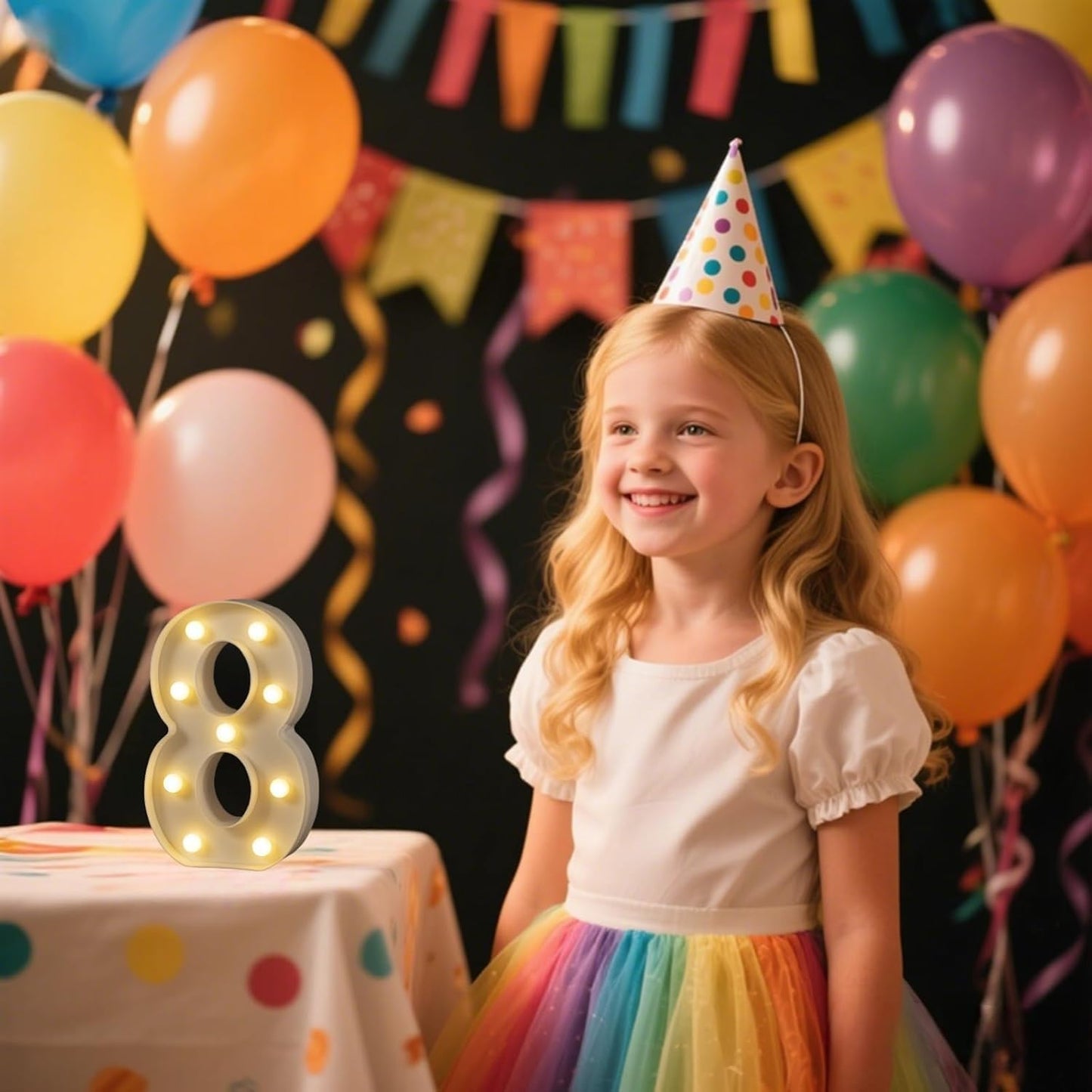 Foaky Rechargeable LED Letter Lights Sign Marquee Light Up Letters Sign for Night Light Wedding/Birthday Party Christmas Lamp Home Bar Decoration (8)